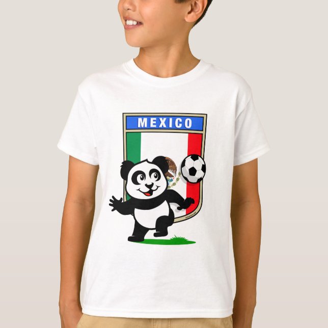 Camiseta Panda de fútbol de México (Anverso)