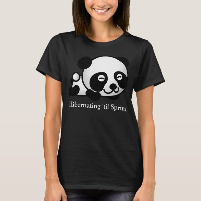 Camiseta Panda de hibernación (Anverso)