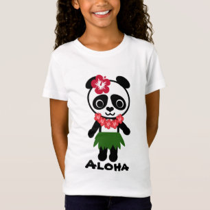Camiseta Panda de Hula - muñeca de los chicas (cabida)