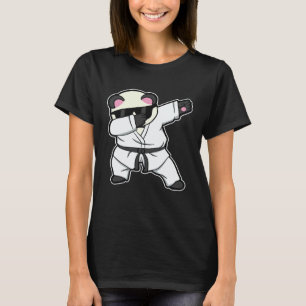Camiseta Panda de Karate haciendo Dabbing Para Chicas de K