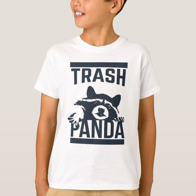 Camiseta Panda de la basura (Anverso)