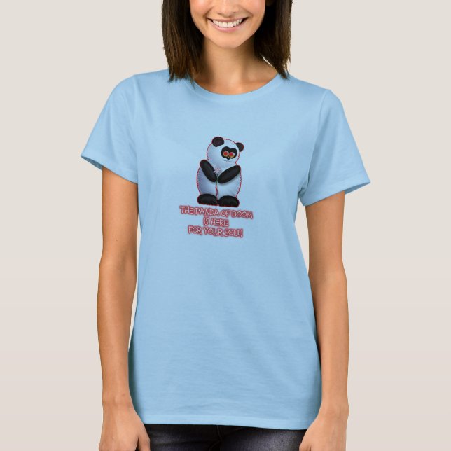Camiseta ¡Panda de la condenación! (Anverso)