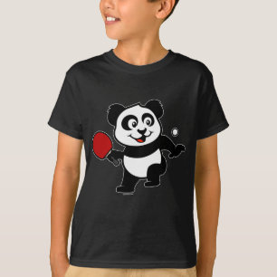 Camiseta Panda de los tenis de mesa