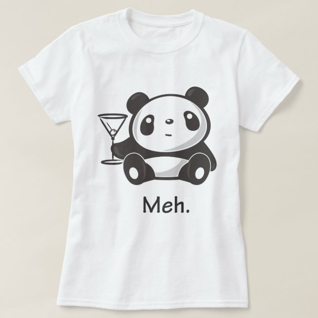 Camiseta Panda de Meh (Diseño del anverso)