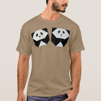 Camiseta Panda de origami 3