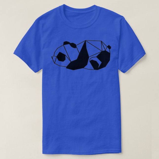 Camiseta panda de origami 5 (Diseño del anverso)