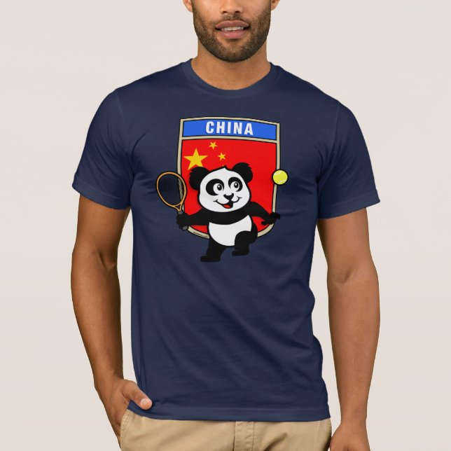Camiseta Panda de tenis de China (Anverso)