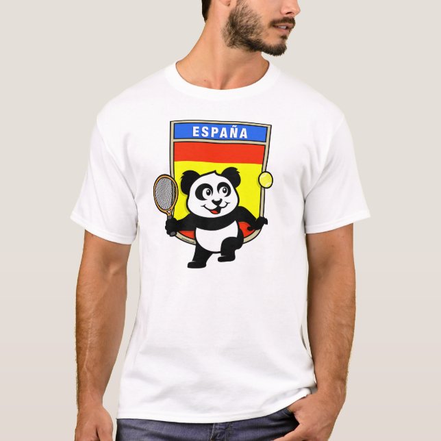 Camiseta Panda de tenis de España (Anverso)