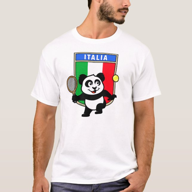Camiseta Panda de tenis de Italia (Anverso)