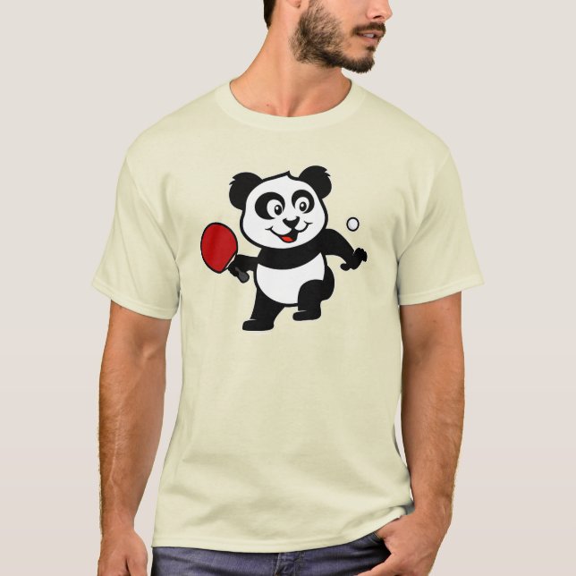 Camiseta Panda de tenis de mesa (Anverso)