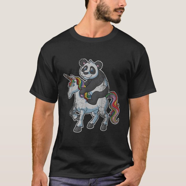 Camiseta Panda de Unicorn (Anverso)
