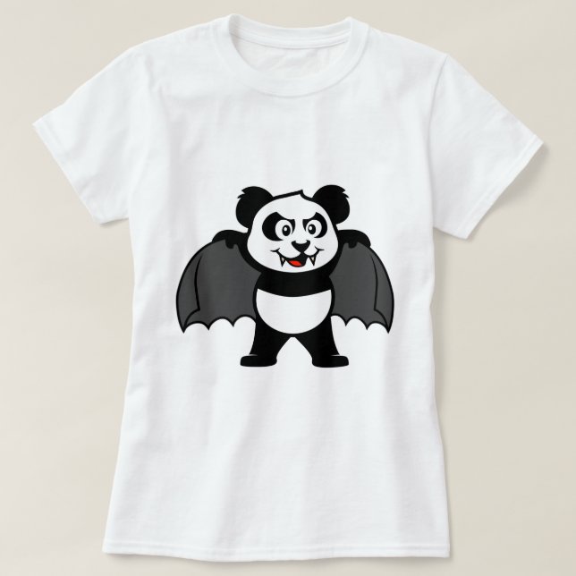 Camiseta Panda de vampiros (Diseño del anverso)