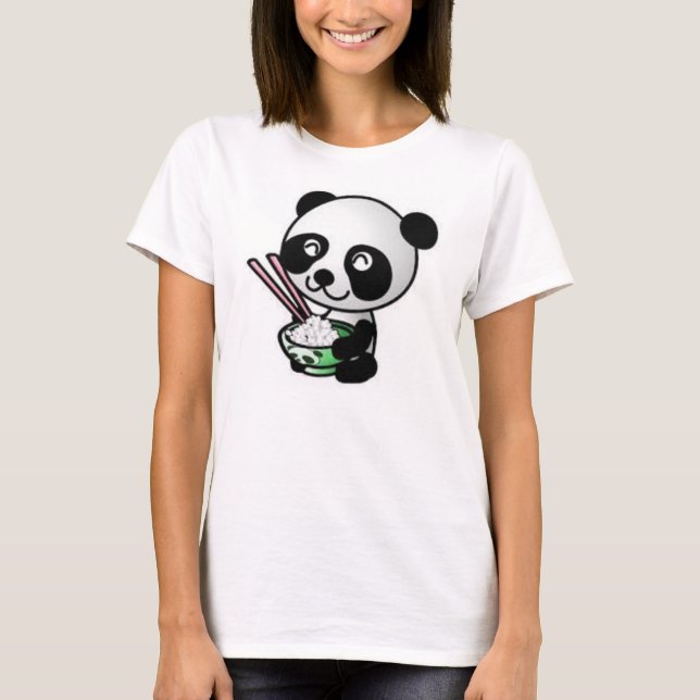 Camiseta Panda del arroz (Anverso)