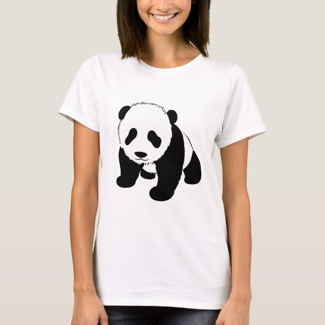 Camiseta Panda del bebé (Anverso)
