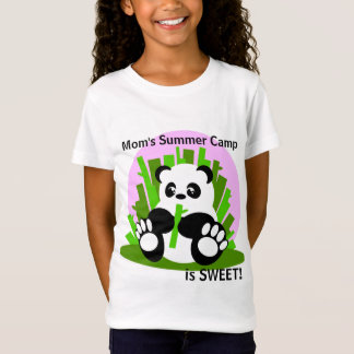 Camiseta Panda del campamento de verano de la mamá