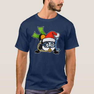 Camiseta Panda del equipo de submarinismo de Santa