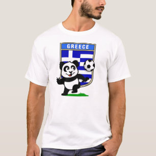Camiseta Panda del fútbol de Grecia (camisetas ligero)
