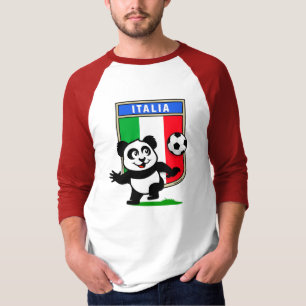 Camiseta Panda del fútbol de Italia (camisetas ligero)
