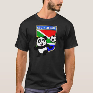 Camiseta Panda del fútbol de Suráfrica (camisetas oscuro)