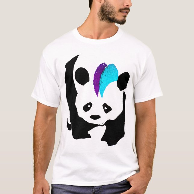 Camiseta Panda del Mohawk (Anverso)