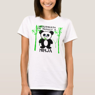 Camiseta panda del ninja