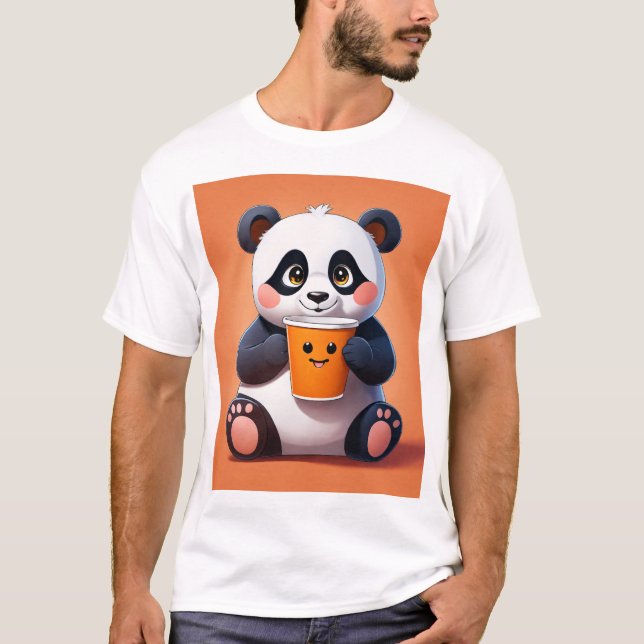 Camiseta Panda Design - Corta y elegante (Anverso)