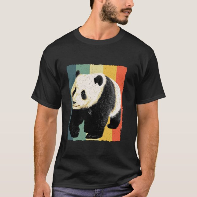 Camiseta Panda Design Para Hombres Mujeres Niños Gigantes P (Anverso)