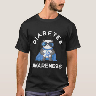 Camiseta Panda Diabética Tipo 1 Apoyo para la Concienciació