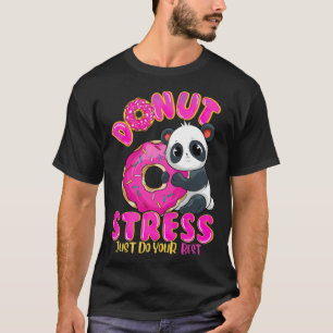 Camiseta Panda Donut Stress Just Do Your camión boy shirt b
