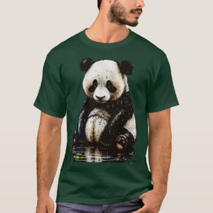 Camiseta Panda dulce lindo