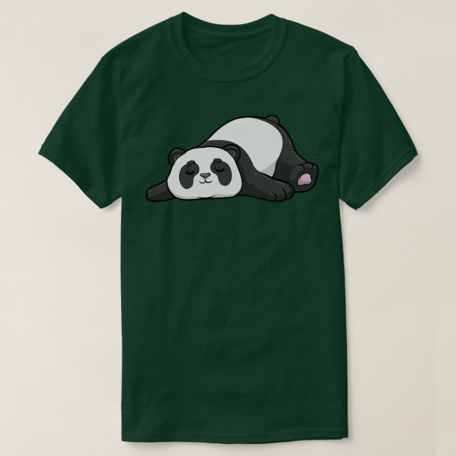 Camiseta Panda durmiendo 2 (Diseño del anverso)