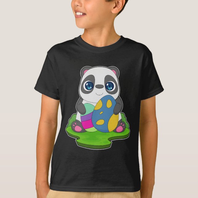 Camiseta Panda Easter Eggs (Anverso)