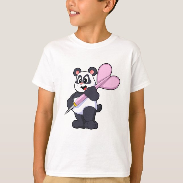 Camiseta Panda en Darts con Dart (Anverso)