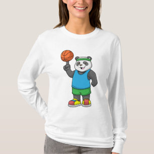 Camiseta Panda en Deportes con Baloncesto