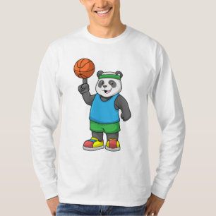 Camiseta Panda en Deportes con Baloncesto