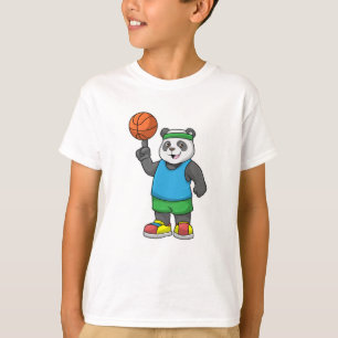 Camiseta Panda en Deportes con Baloncesto