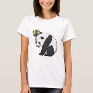 Camiseta Panda en deportes de balonmano