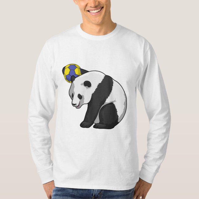 Camiseta Panda en deportes de balonmano (Anverso)