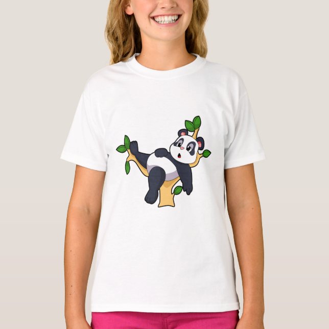 Camiseta Panda en el árbol (Anverso)