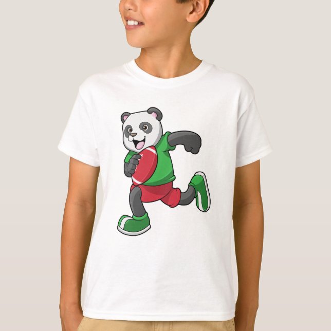 Camiseta Panda en el fútbol con equipo (Anverso)