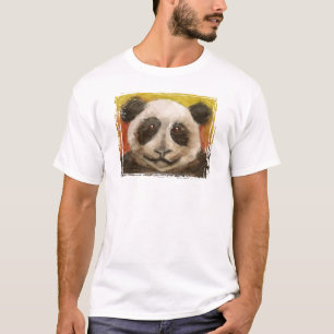 Camiseta Panda en el negro para los niños