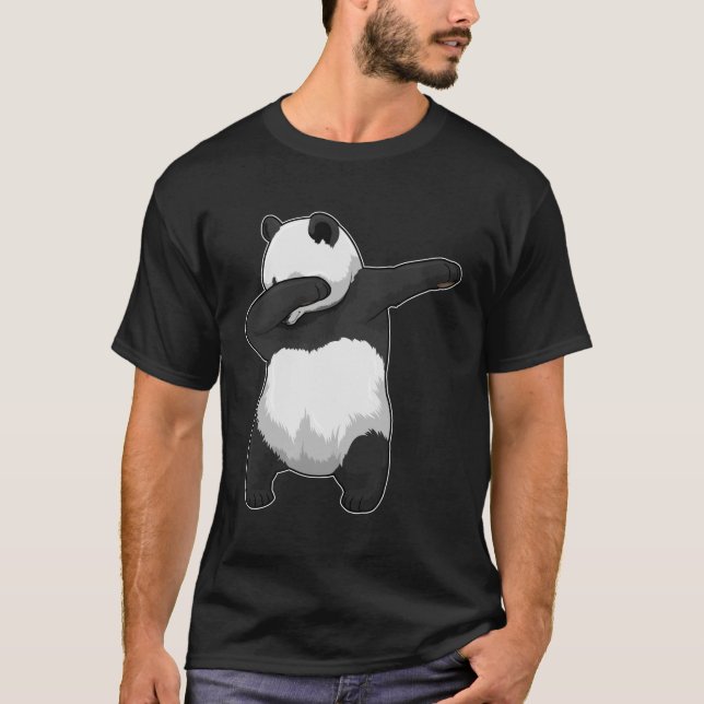 Camiseta Panda en Hip Hop Dance Dab (Anverso)