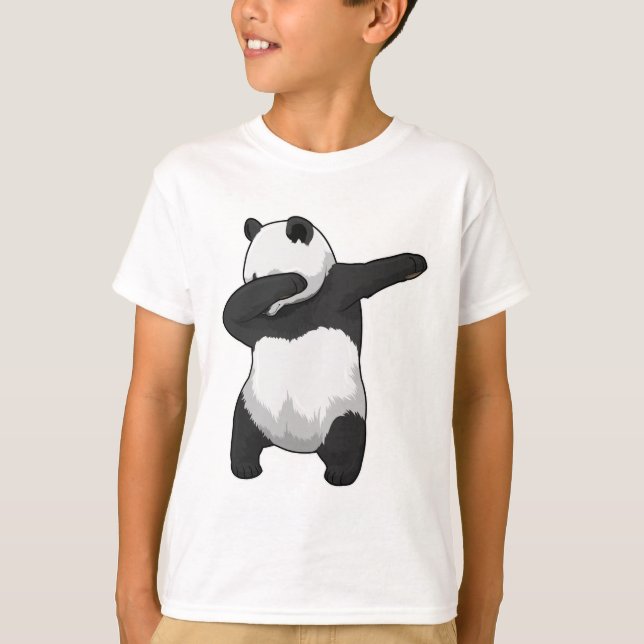 Camiseta Panda en Hip Hop Dance Dab (Anverso)