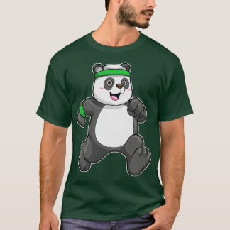 Camiseta Panda en Jogging with Head Sweat