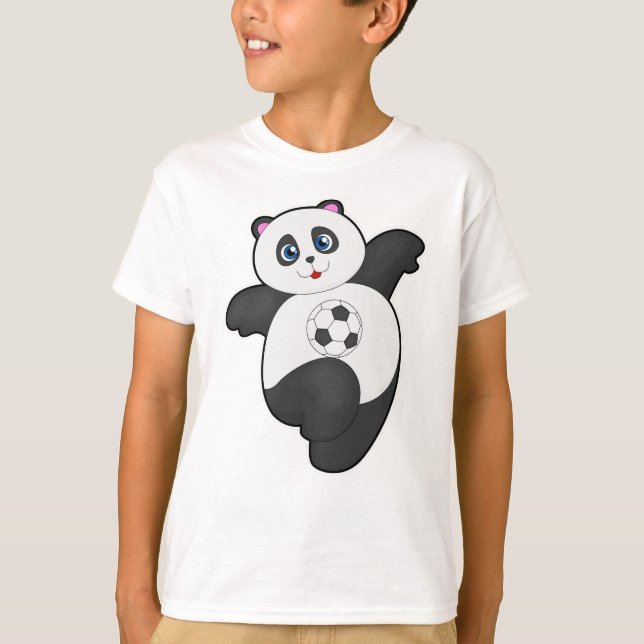Camiseta Panda en los deportes de fútbol (Anverso)
