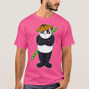 Camiseta Panda en Stick contra las artes marciales
