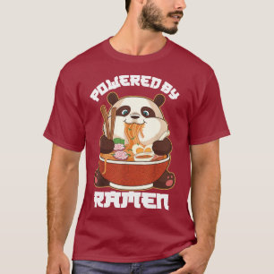 Camiseta PANDA ENCENDIDO POR RAMEN   Grasa Panda Comiendo R