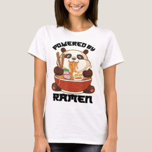 Camiseta PANDA ENCENDIDO POR RAMEN   Grasa Panda Comiendo R