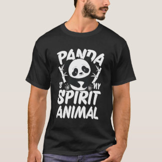 Camiseta Panda es mi animal espiritual