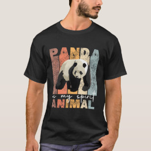 Camiseta Panda es mi Espíritu Animal Panda Pandas